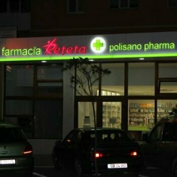 Reclame luminoase farmacii renumite Sibiu Realizare reclame luminoase personalizate pentru farmacii renumite din orașul Sibiu, cu design atrăgător și iluminare eficientă