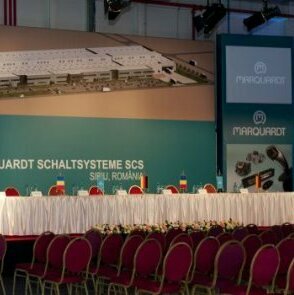 Logo volumetric firmă securitate IT Sibiu Realizarea unui logo volumetric pentru o firmă de securitate și IT din Sibiu