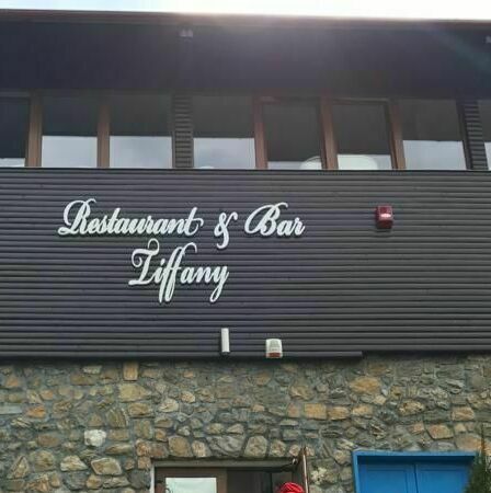 Productie publicitara logo restaurant Păltiniș, grafică și montaj Productie publicitară a logo-ului restaurantului principal din Păltiniș, cu grafică și montaj profesional inclus.