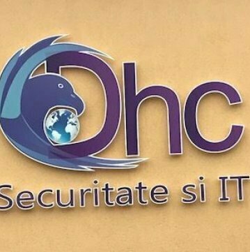 Logo volumetric firmă securitate IT Sibiu Realizarea unui logo volumetric pentru o firmă de securitate și IT din Sibiu